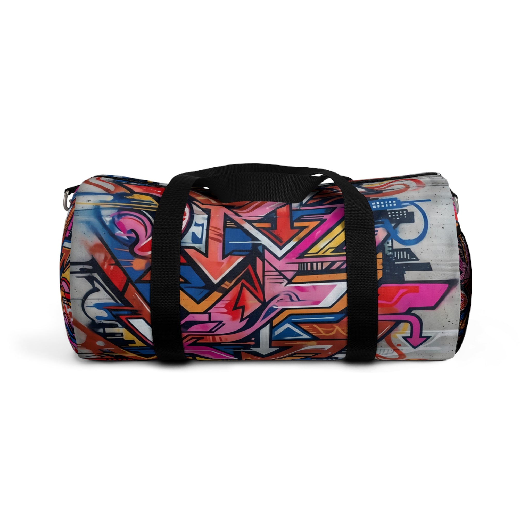 Graffiti Covered Duffel Bag – Urban Streetwear Travel Bag