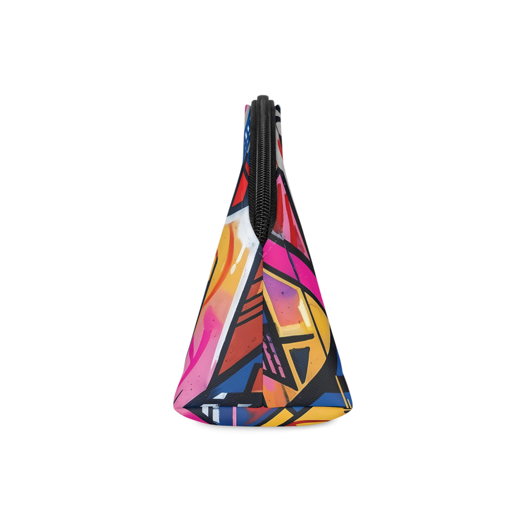 Colorful Graffiti Makeup Bag | Urban Street Art Cosmetic Pouch