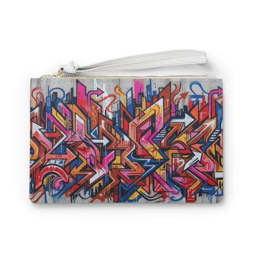 Clutch Bag — Graffiti Art Vibrant Street-Style Evening Clutch