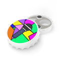 Microphone Bottle Opener — Colorful Pop Art Music Bottle Opener