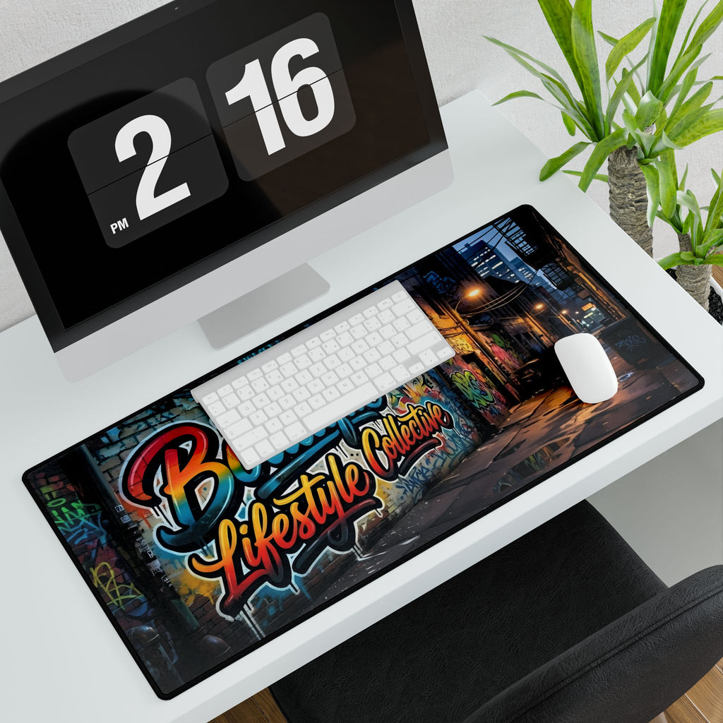 Boutique Lifestyle Collective Graffiti Desk Mat — Gaming & Office Mousepad