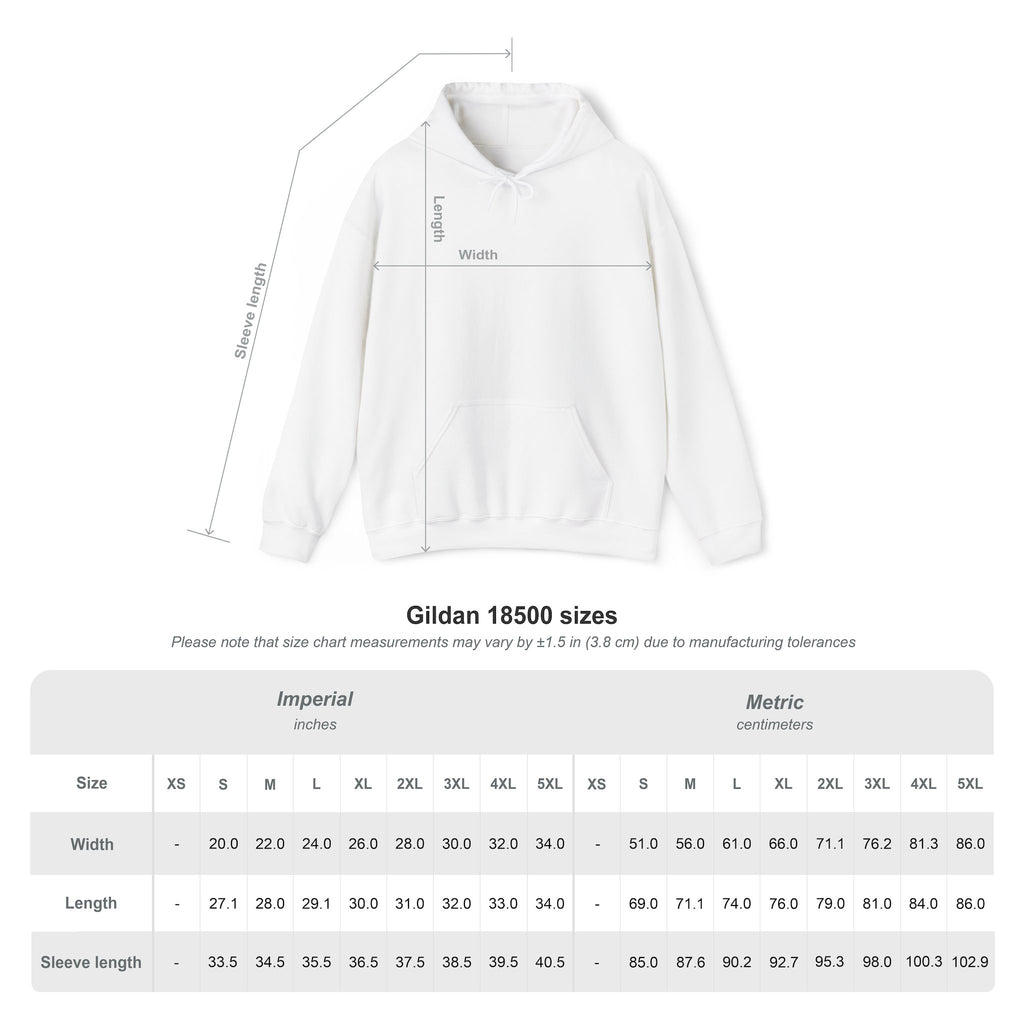 Heavy Blend Hoodie - Boutique Lifestyle Collective Unisex Urban Graffiti Hoodie - Original Design