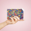 Mini Clutch Bag Graffiti Art – Colorful Street Art Zip Pouch