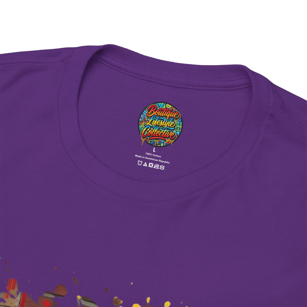 Heavy Cotton Tee - Boutique Lifestyle Collective Unisex Urban Graffiti T-Shirt - Brickworks Design