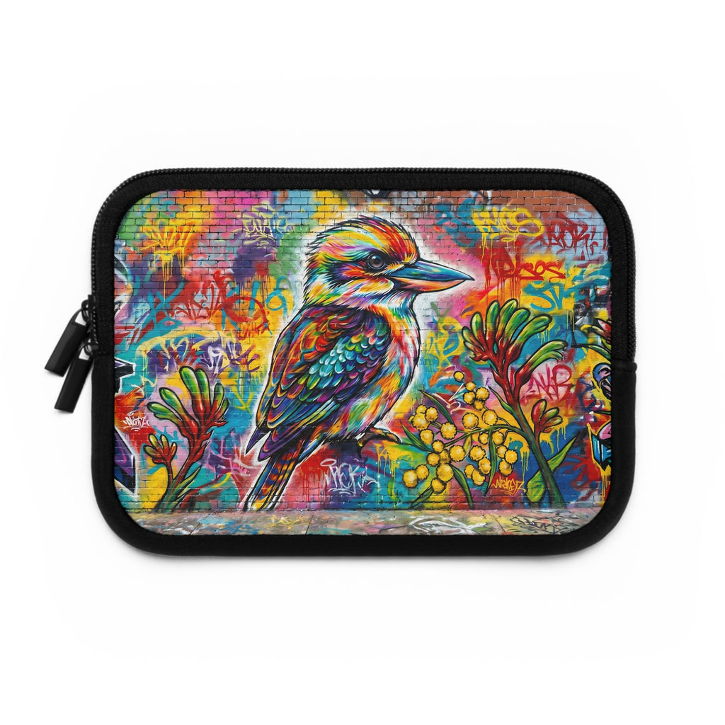 Colourful Kookaburra Graffiti Laptop Sleeve