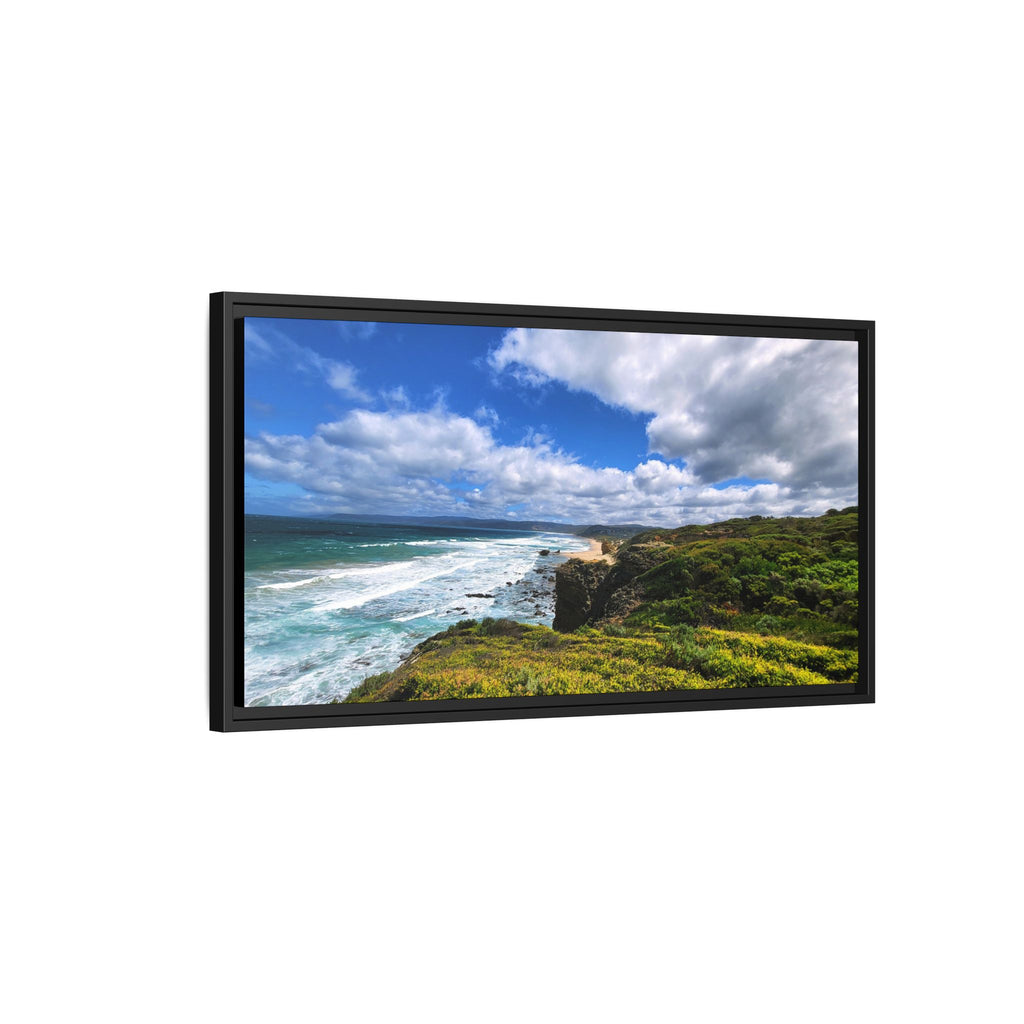 Framed Matte Canvas Philip Island Coastline - Seascape Wall Art
