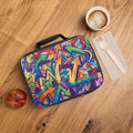Graffiti Arrows Lunch Bag — Colorful Urban Street Art Insulated Tote