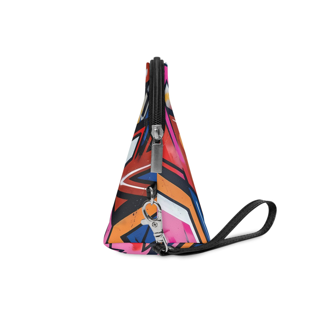 Colorful Graffiti Makeup Bag | Urban Street Art Cosmetic Pouch