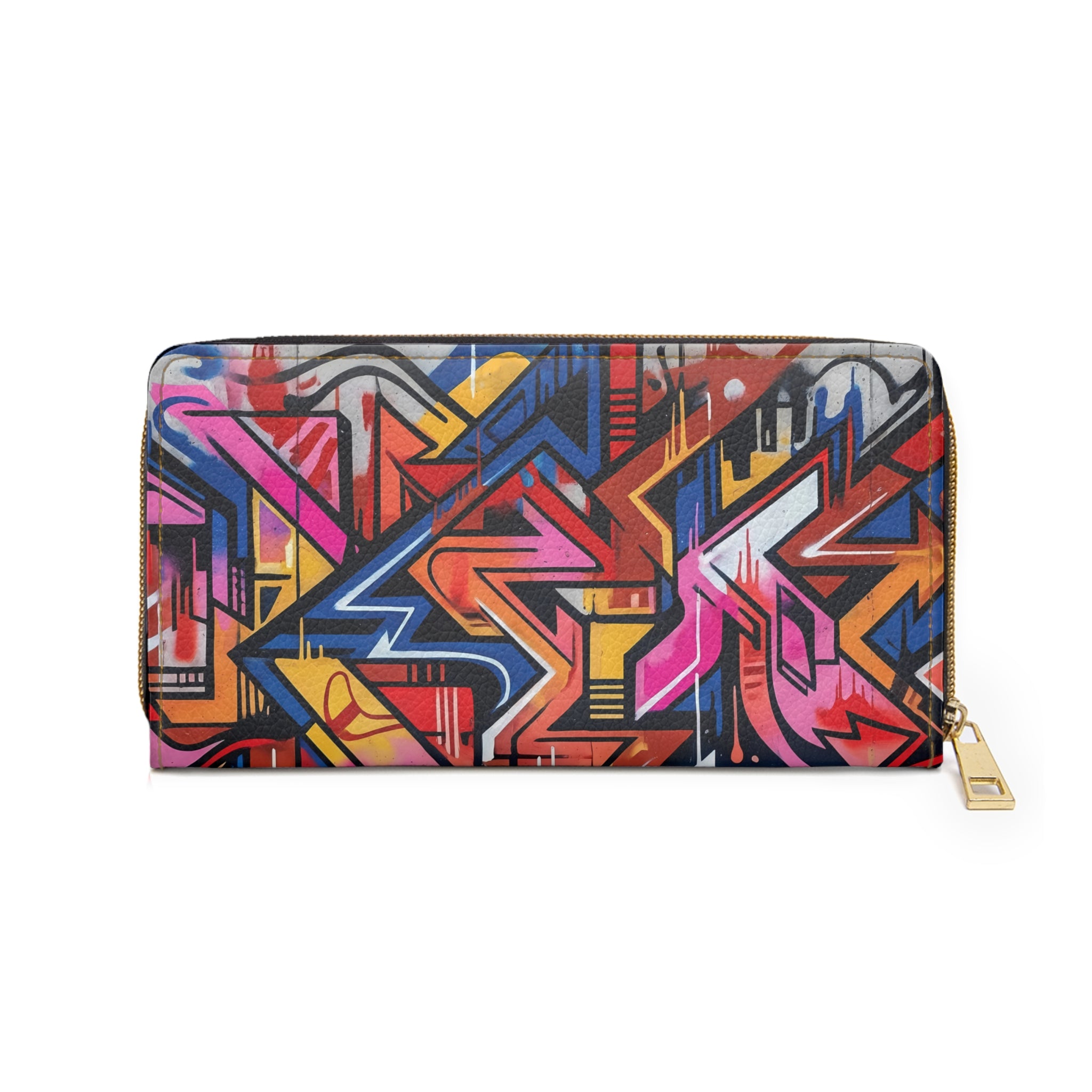 Colorful Graffiti Art Zipper Purse | Urban Street Art Wallet