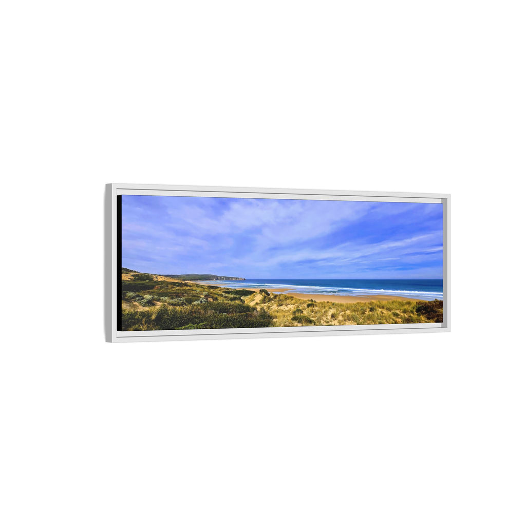 Framed Matte Canvas Philip Island Beachscape - Coastal Wall Art