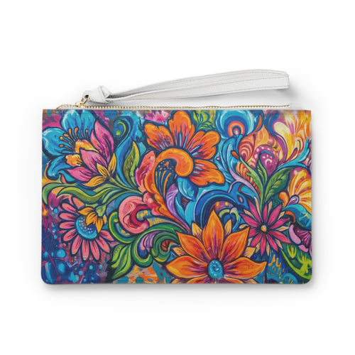 Clutch Bag — Vibrant Floral Art