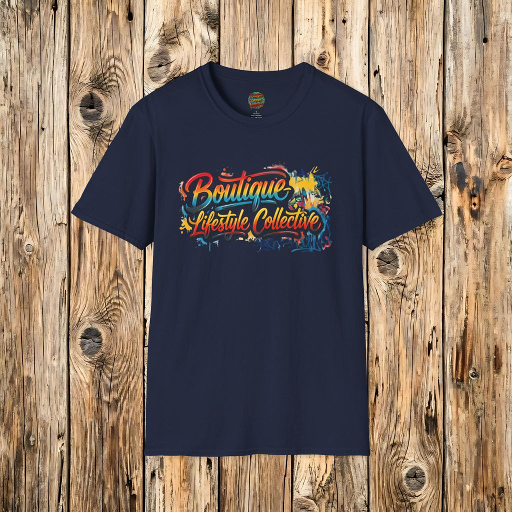 Soft Cotton Tee - Boutique Lifestyle Collective Unisex Urban Graffiti T-Shirt - Classic Design