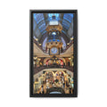 Framed Matte Canvas Print — Sydney Historic Arcade Wall Art