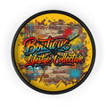 Boutique Lifestyle Collective Urban Wall Clock - Vibrant Graffiti Wall Clock